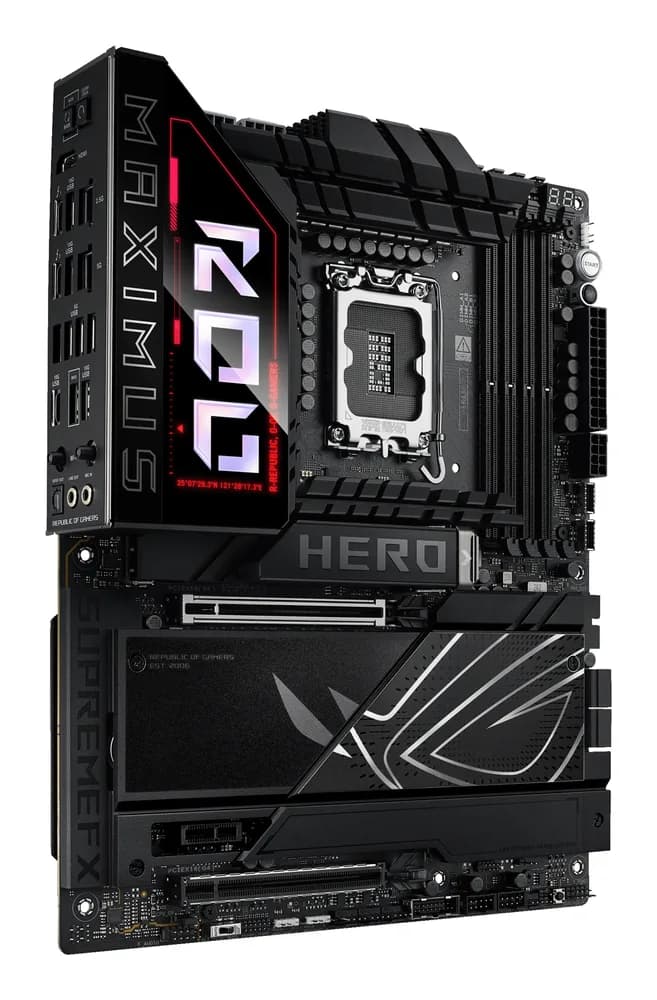 Placa de baza ASUS ROG MAXIMUS Z890 HERO Intel Z890 LGA 1851 (Socket V1) ATX "90MB1ID0-M0EAY0" — miniatură