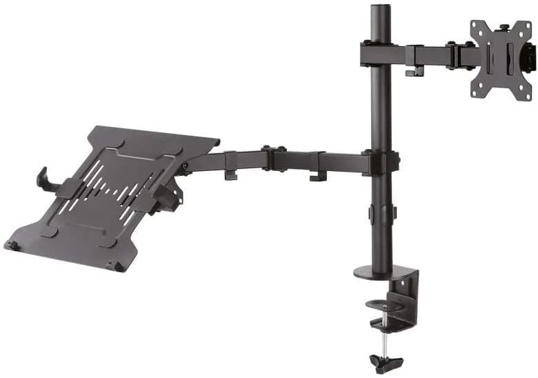 Suport Monitor de Birou, Neomounts by Newstar FPMA-D550NOTEBOOK, 10" - 32", VESA 100x100, suporta pana la 8kg, negru — miniatură