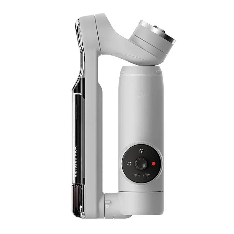 Insta360 Flow Stabilizer, lungime selfie stick incorporat 215mm, dimensiune trepied incorporat 80mm, alb — miniatură