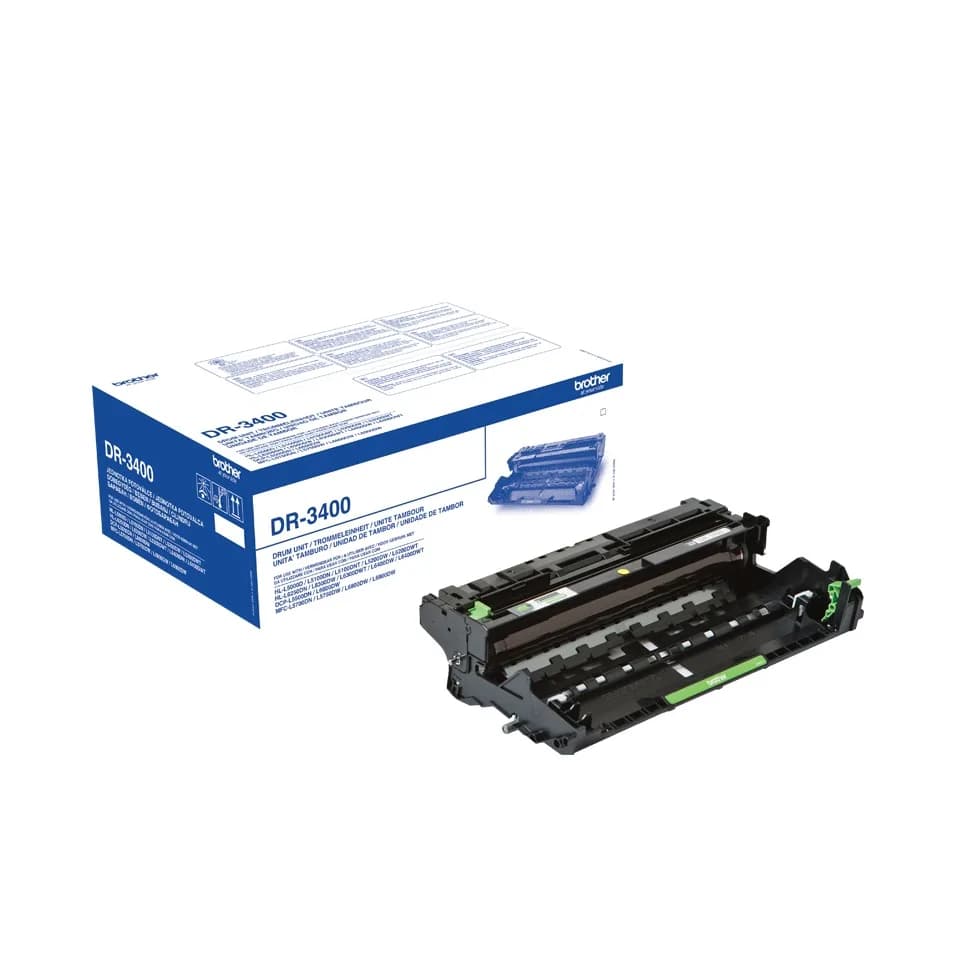 Drum Unit Original Brother Black, DR3400, pentru DCP-L5500|L6600|HL-L5000|L5100|5200|L6250|L6300|L6400|MFC-L5700|L5750|L6800|L6900, 30K, "DR3400"