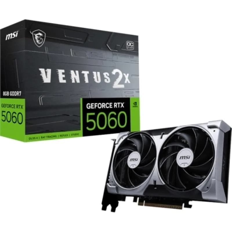 Placa video MSI GeForce RTX 5060 VENTUS 2X OC, 8GB GDDR7, PCI Express x8 5.0, 128-bit