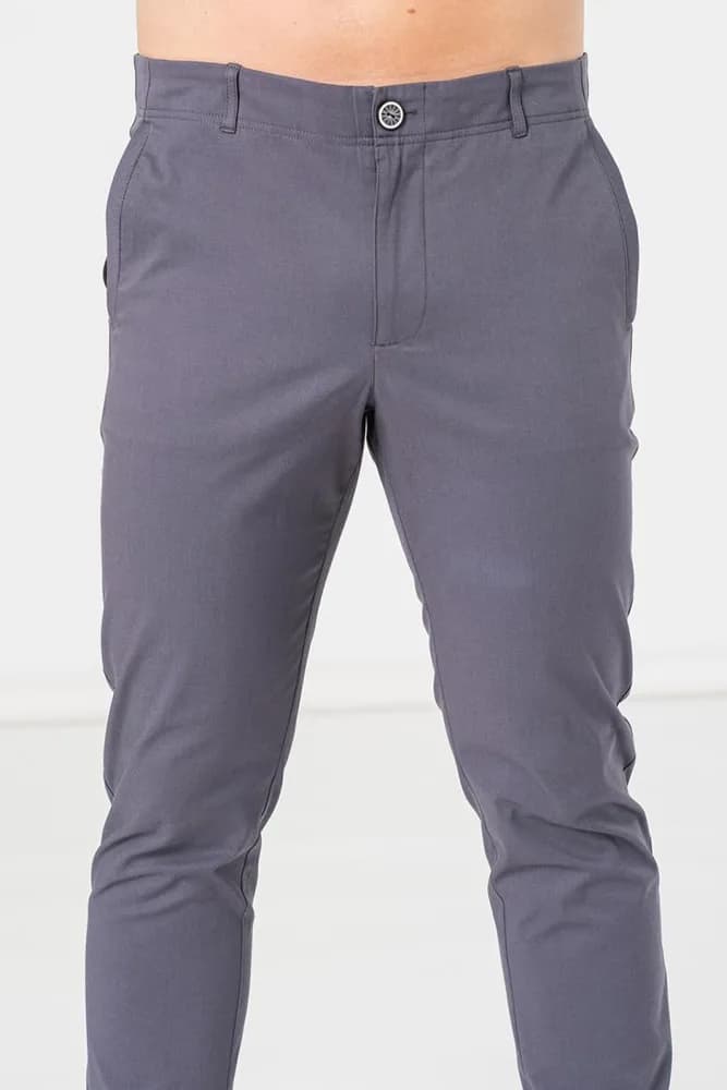 PANTALONI LUNG CASUAL BARBATI GREY XXL — miniatură