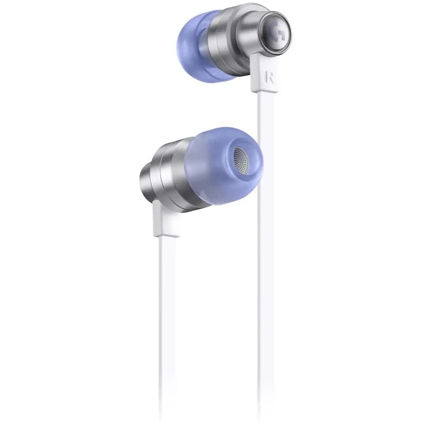 LOGITECH G333 Gaming Earphones - WHITE - 3.5 MM - EMEA, "981-000930"