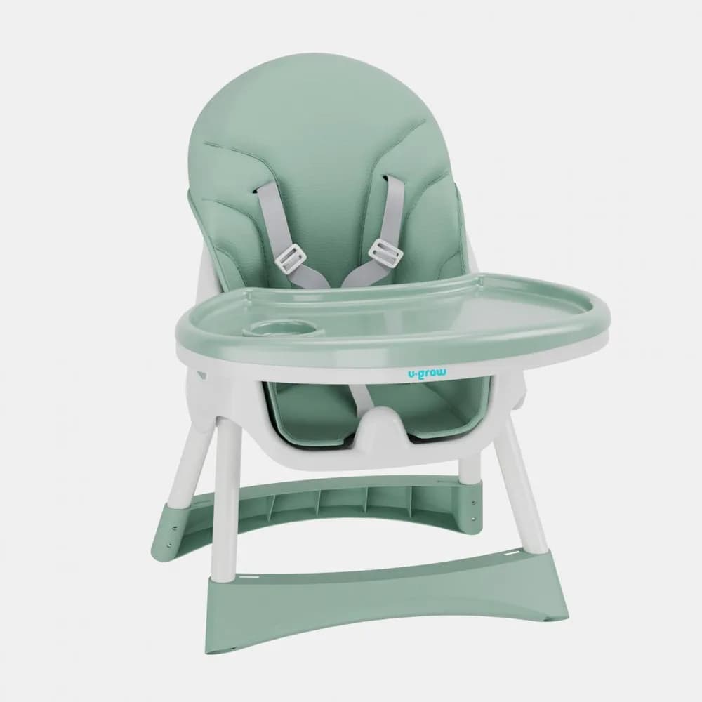 Scaun de masa 2 in 1, pliabil, verde, U-Grow — miniatură