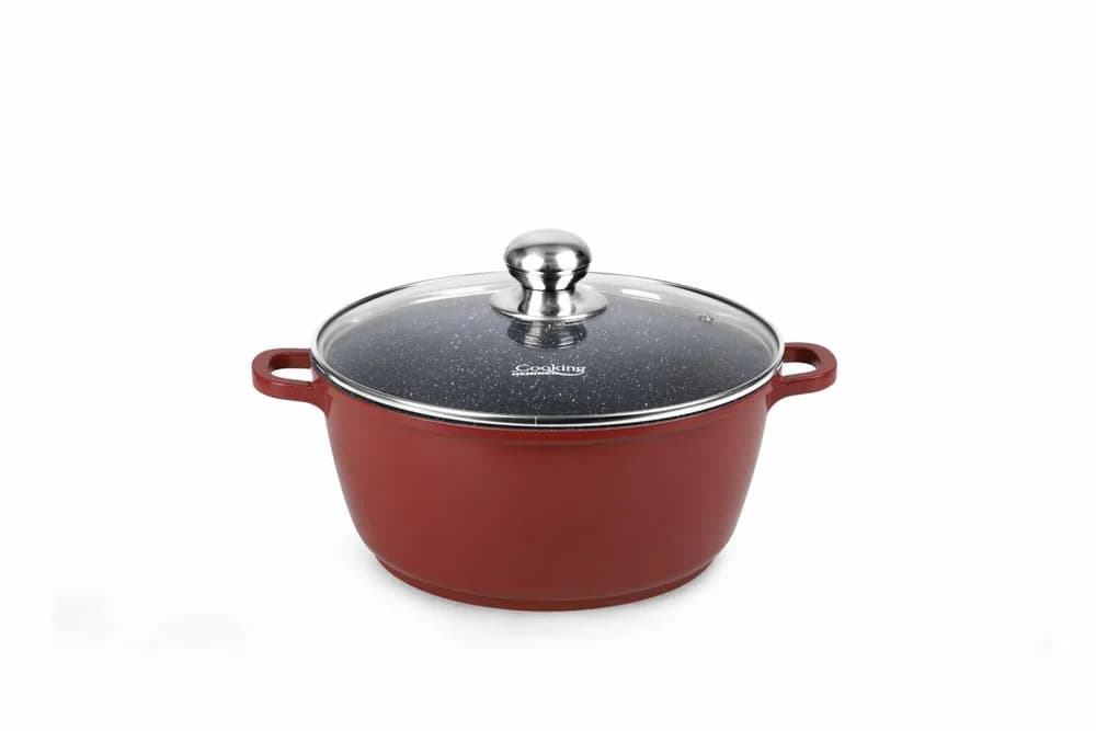 SEMIOALA ALUMINIU+CAPAC 30X13.5CM, 8L, CALABRIA; COOKING BY HEINNER — miniatură