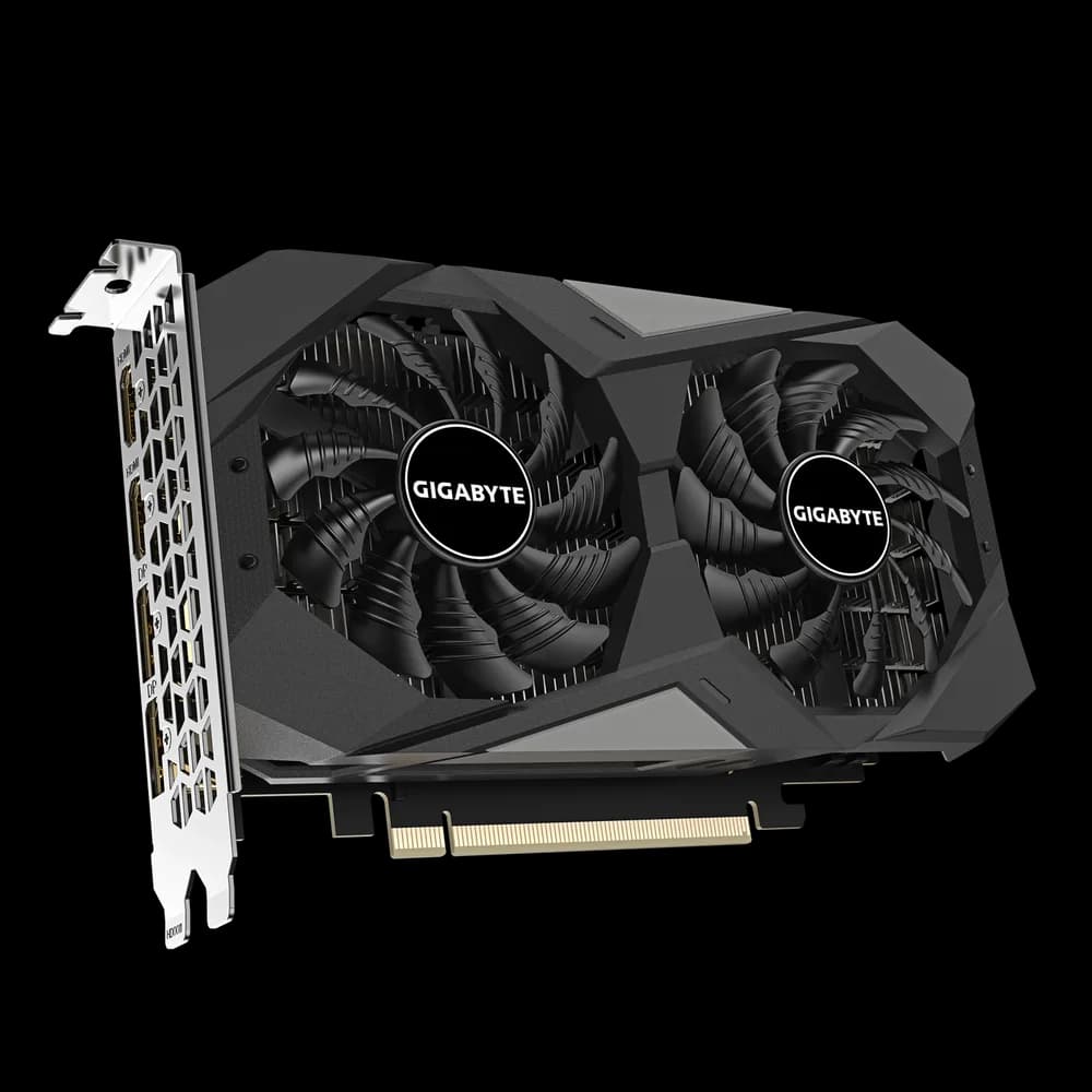 GIGABYTE GeForce RTX 3050 WINDFORCE OC V2 6G, GDDR7, 96 bit, Negru "N3050WF2OCV2-6GD" — miniatură
