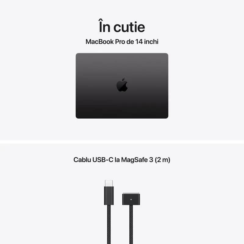 MacBook Pro 14.2"/Apple M5 (CPU 10-core, GPU 10-core, Neural Engine16-core)/24GB/1TB – Space Black – INT KB (No Adapter) - 2025 — miniatură
