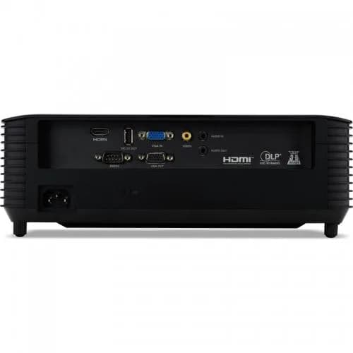 Videoproiector Acer X129H, XGA 1024* 768, up to WUXGA 1920* 1200, 4.800 lumeni/ 3840 lumeni ecomode, 4:3/ 16:9, 20.000:1, dimensiune maxima imagine 300", distanta maxima de proiectie 11.8 m, boxa 3W, lampa 6.000 ore/ 15.000 ore exteme eco, 27 dB, 2.8 kg, D-sub, HDMI, PC audio in/ out, Composite — miniatură