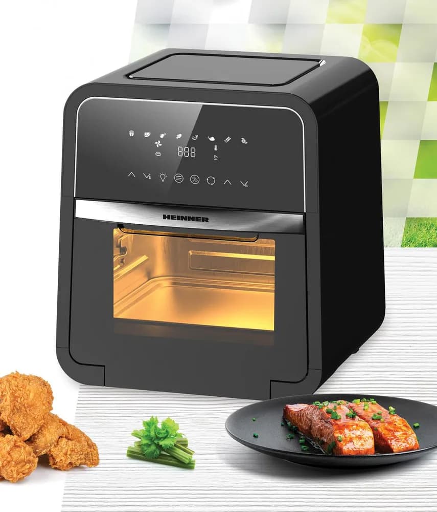 FRITEUZA CU AER CALD HEINNER MASTERFRY HAF-B12BK2000 — miniatură