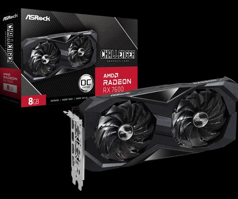 Placa video ASRock Radeon RX 7600, 8GB GDDR6, PCI Express 4.0, 128-bit