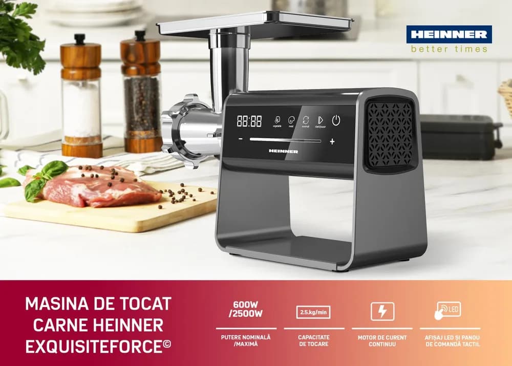 MASINA DE TOCAT HEINNER EXQUISITEFORCE HMG-DIS2500 — miniatură