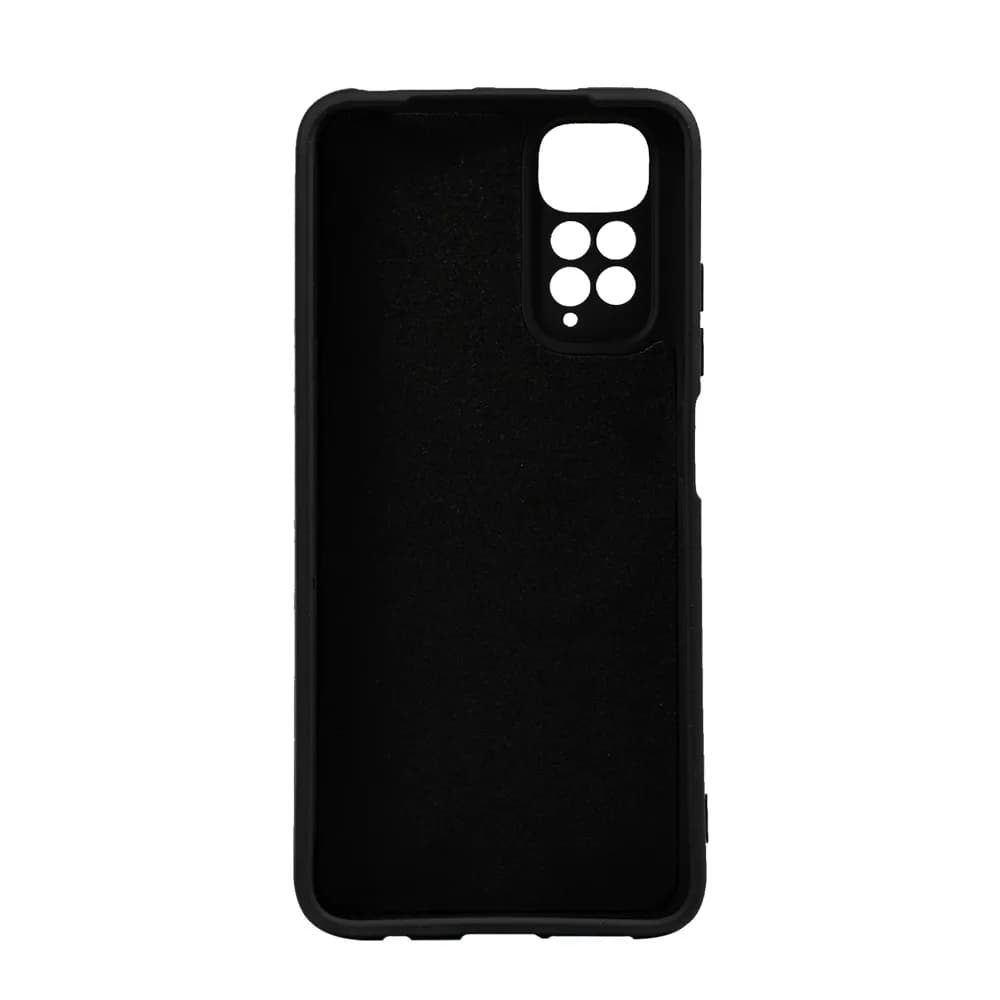 Husa Xiaomi Redmi Note 11 Spacer, negru, grosime 2mm, material flexibil silicon + interior cu microfibra "SPPC-XI-RM-N11-SLK" — miniatură