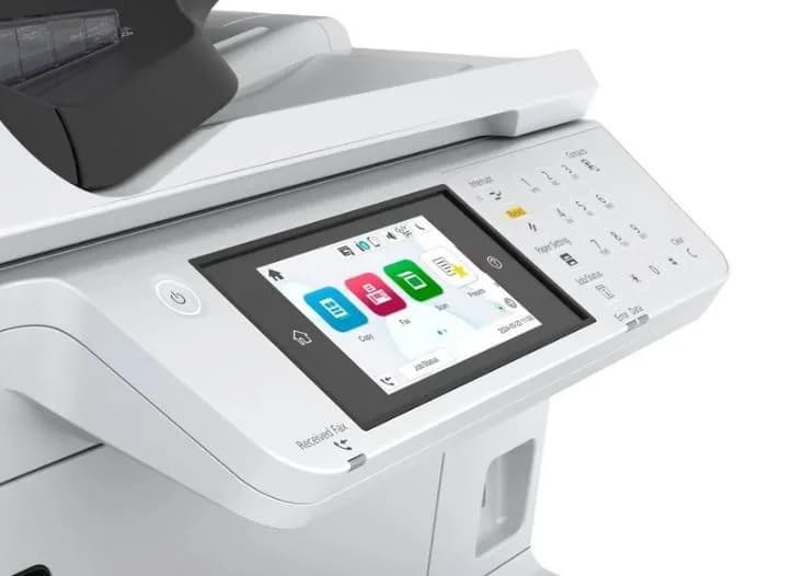 Multifunctional inkjet EPSON WorkForce Pro EM-C7100DWF, format A3+, Color, duplex, USB + LAN + Wi-Fi — miniatură