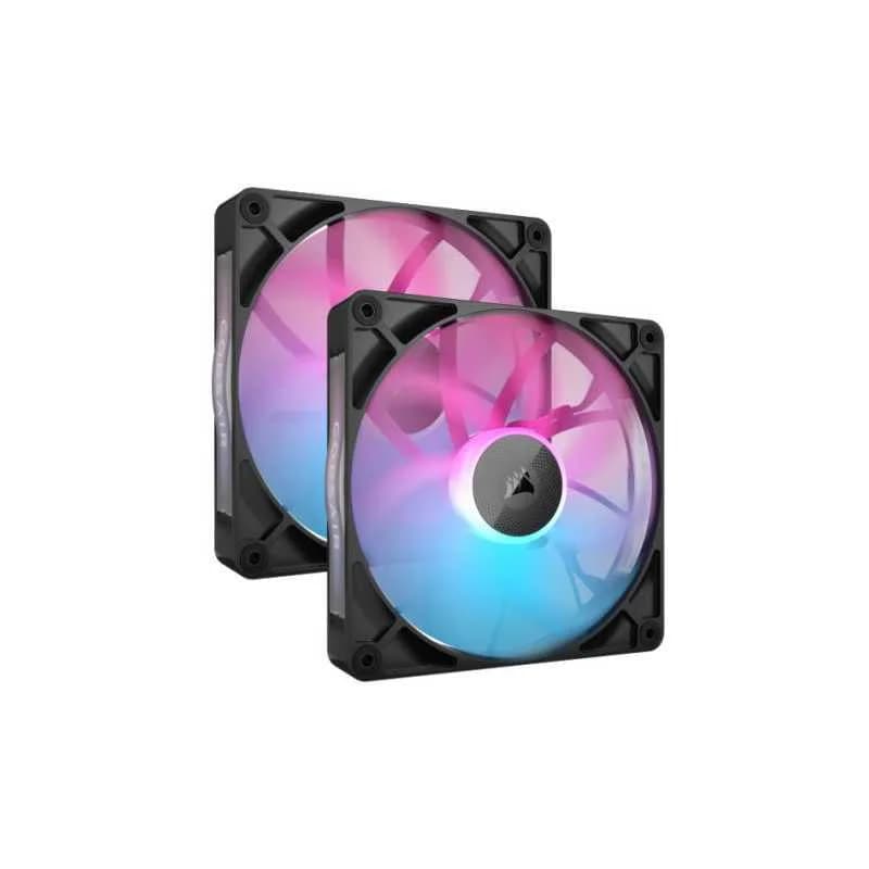 Ventilator Carcasa CORSAIR iCUE LINK RX140, 14 cm, 1700 RPM, 2 ventilatoare, RGB