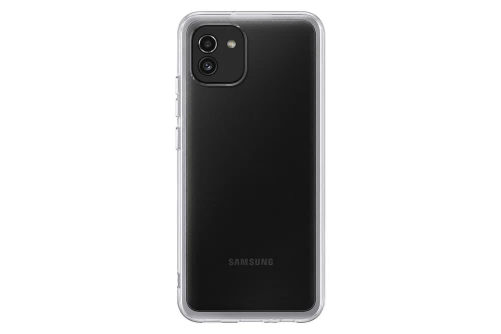 HUSA Smartphone Samsung, pt Galaxy A03, tip back cover (protectie spate), TPU, ultrasubtire, transparent, "EF-QA036TTEGEU"