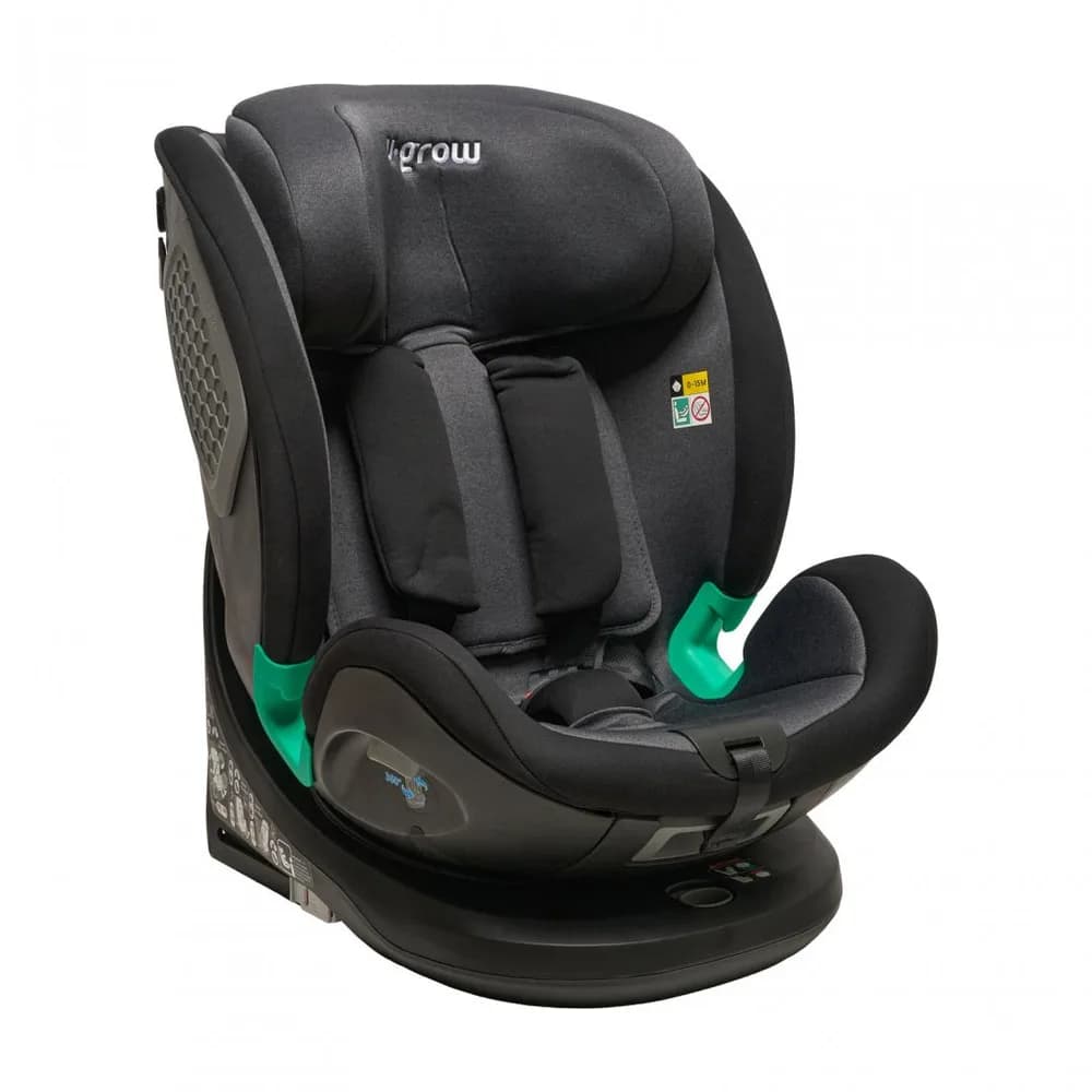 Scaun auto rotativ 360 gr,isofix,Negru, U-Grow — miniatură