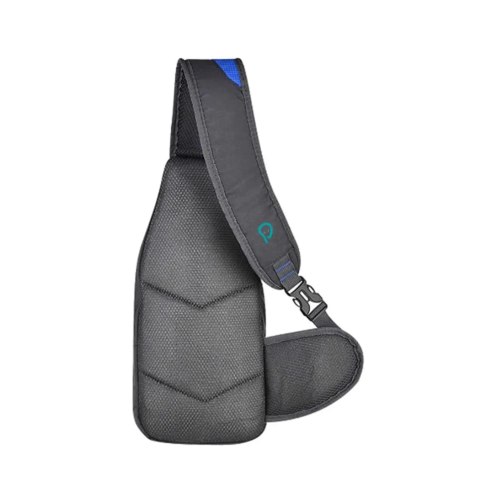 RUCSAC SPACER Sling, nylon,1 bretea, 2 compartimente principale,1 buzunar frontal,1 buzunar lateral, 35x18x7cm, water resistant, blue, "SPB-SLING-BLUE" — miniatură