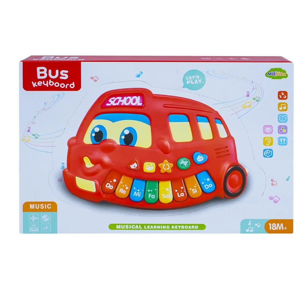 Orga cu baterii pentru bebelusi, Autobuz — miniatură