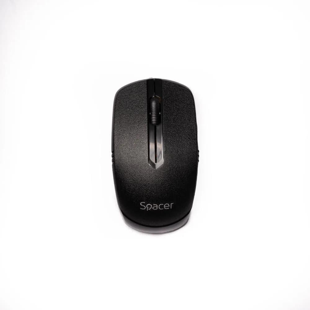 Mouse Wireless SPACER SPMO-161, 1000 dpi, Negru — miniatură