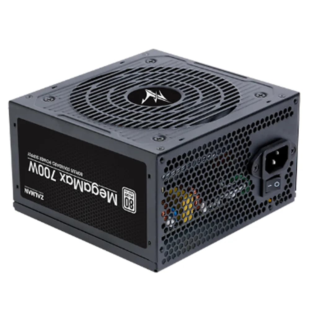 SURSA Zalman "TXII", 700W, certificare 80 Plus, non-modular, fan 120mm, negru, "ZM700-TXII"