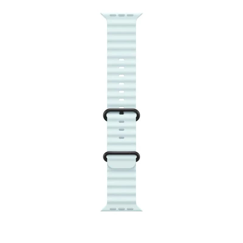 Curea pentru Apple Watch 49mm Ice Blue Ocean Band - Black Titanium Finish