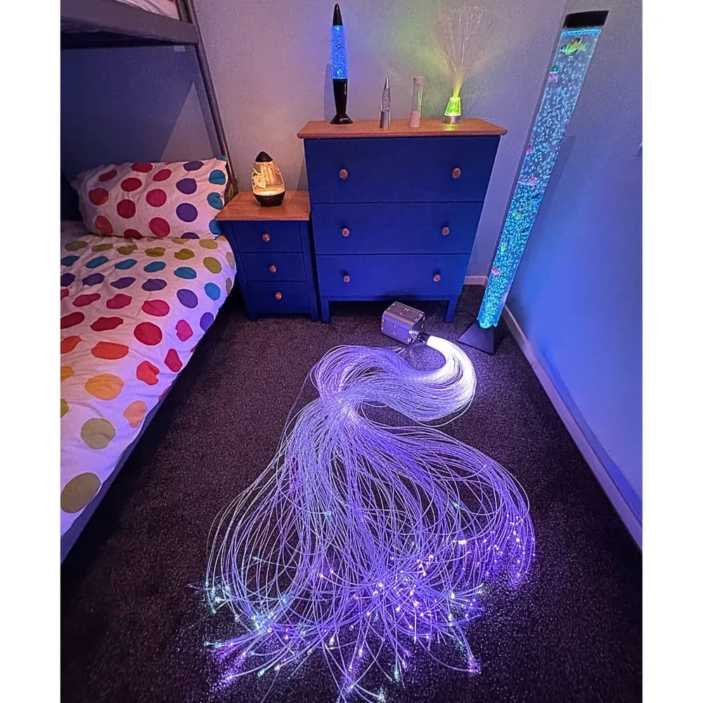 Sursă de lumină cu efect sclipitor pentru fibre optice, 45W — miniatură
