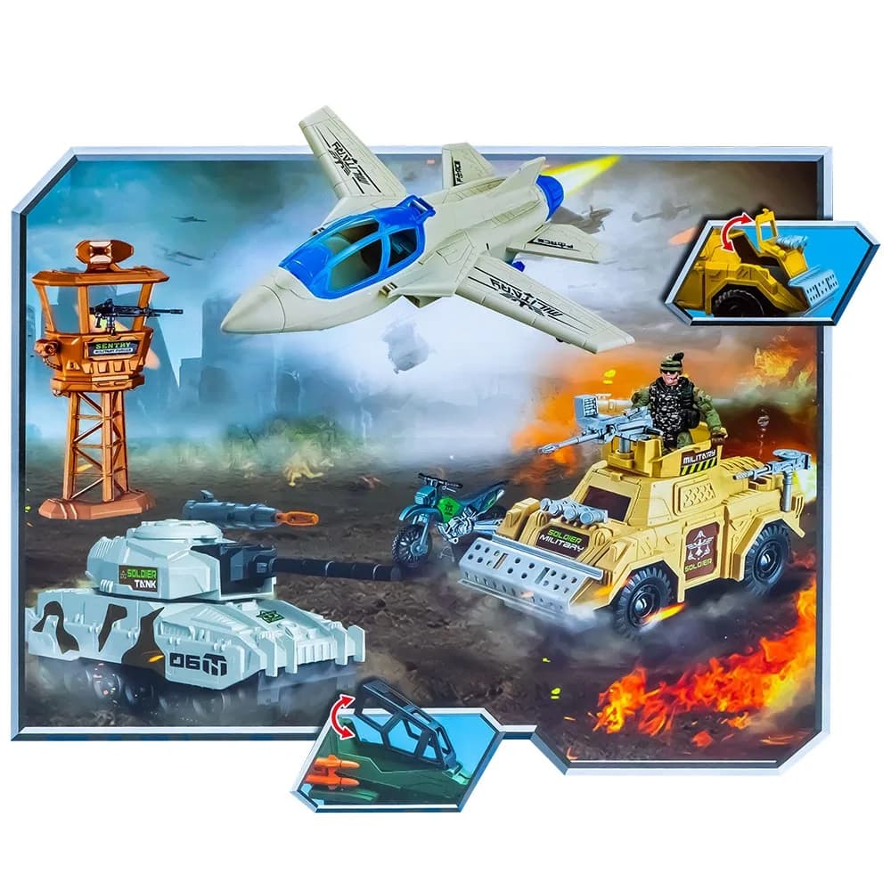 Play set militar — miniatură