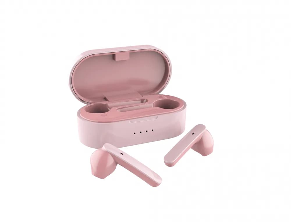 Casti Akai BTE-J10P wireless, bluetooth 5.0, 5V, roz — miniatură