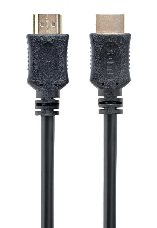CABLU video GEMBIRD, HDMI (T) la HDMI (T), 0.5m, conectori auriti, rezolutie maxima 4K (3840 x 2160) la 60 Hz, negru, "CC-HDMI4L-0.5M"