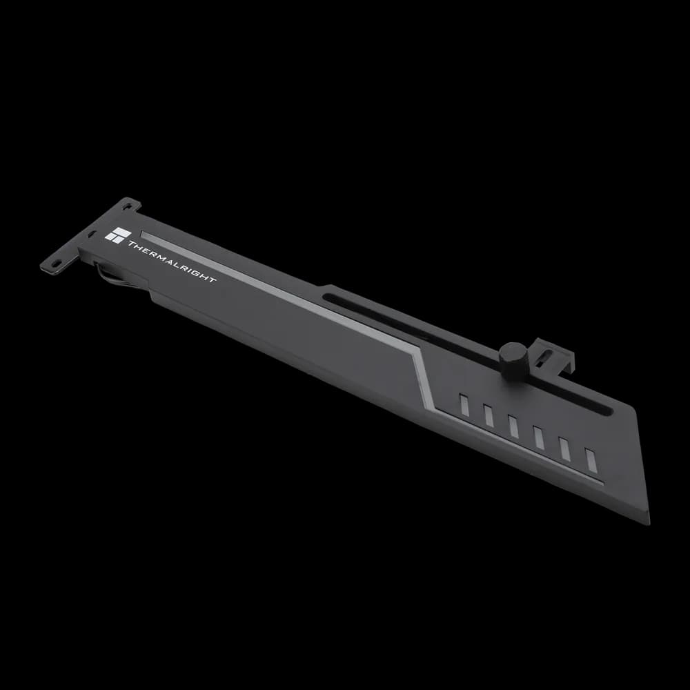 SUPORT placa video Thermalright "TR-GCSF Argb", anti-sagging GPU, aluminiu + ABS, 266x347x8mm, iluminare ARGB 5V 3pin, reglabil, "TR-GCSF Argb" — miniatură