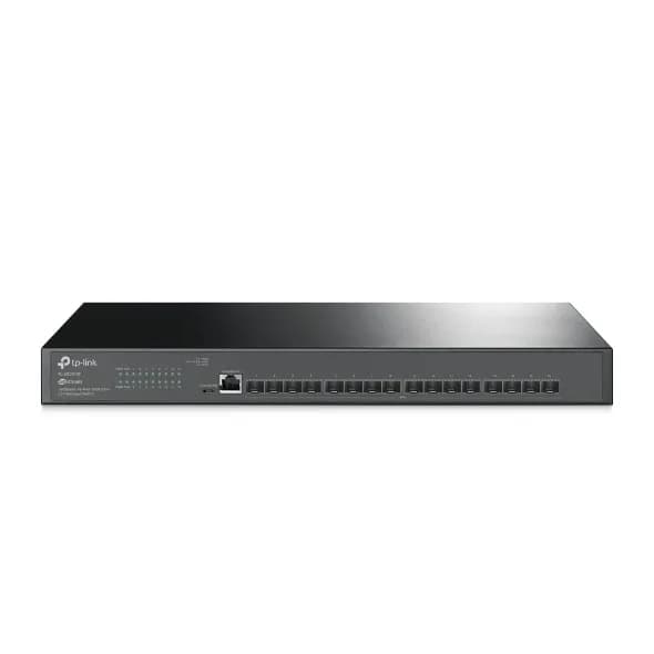 SWITCH TP-LINK " TL-SX3016F " 16 porturi JetStream 16-Port 10GE SFP+ L2+ Managed Switch. carcasa metalica "SX3016F" — miniatură