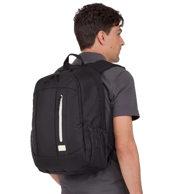 RUCSAC CASE LOGIC Jaunt, pt. notebook de max. 15.6", 2 compartimente, buzunar frontal, buzunar lateral x 2, waterproof, volum 23 litri, poliester reciclat, negru"WMBP215BLACK" / 3204869 — miniatură