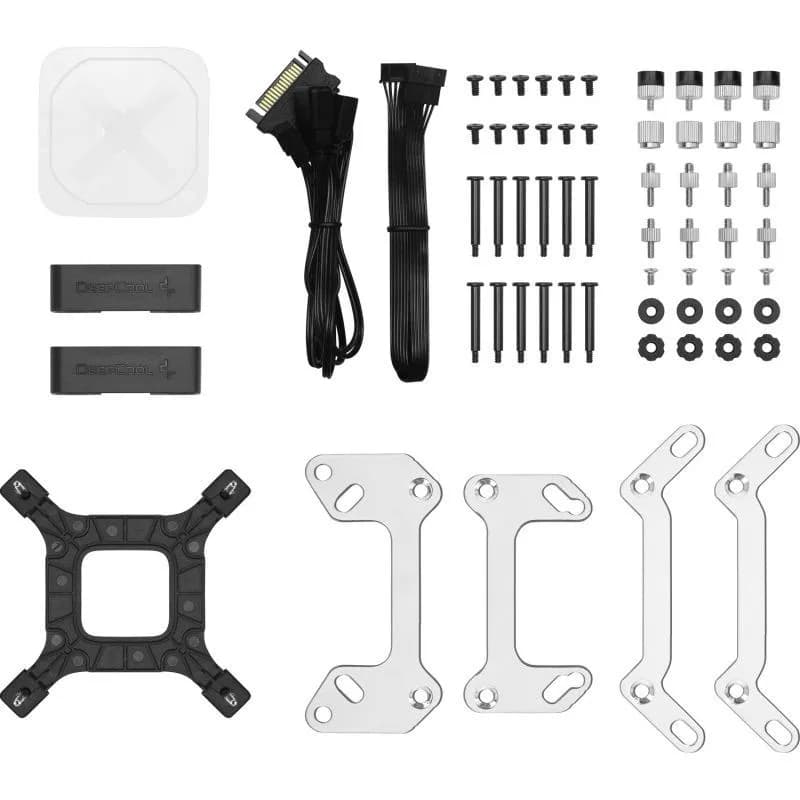 Cooler Procesor DEEPCOOL LS720, Lichid, 12 cm, 3 ventilatoare, aRGB — miniatură