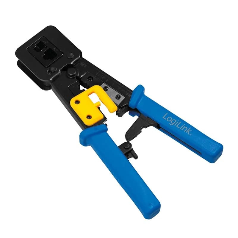 CLESTE sertizare mufe, LOGILINK, functii: sertizare mufe, decupare si taiere cablu, pentru mufe MP0027 / MP0077. "WZ0037" — miniatură