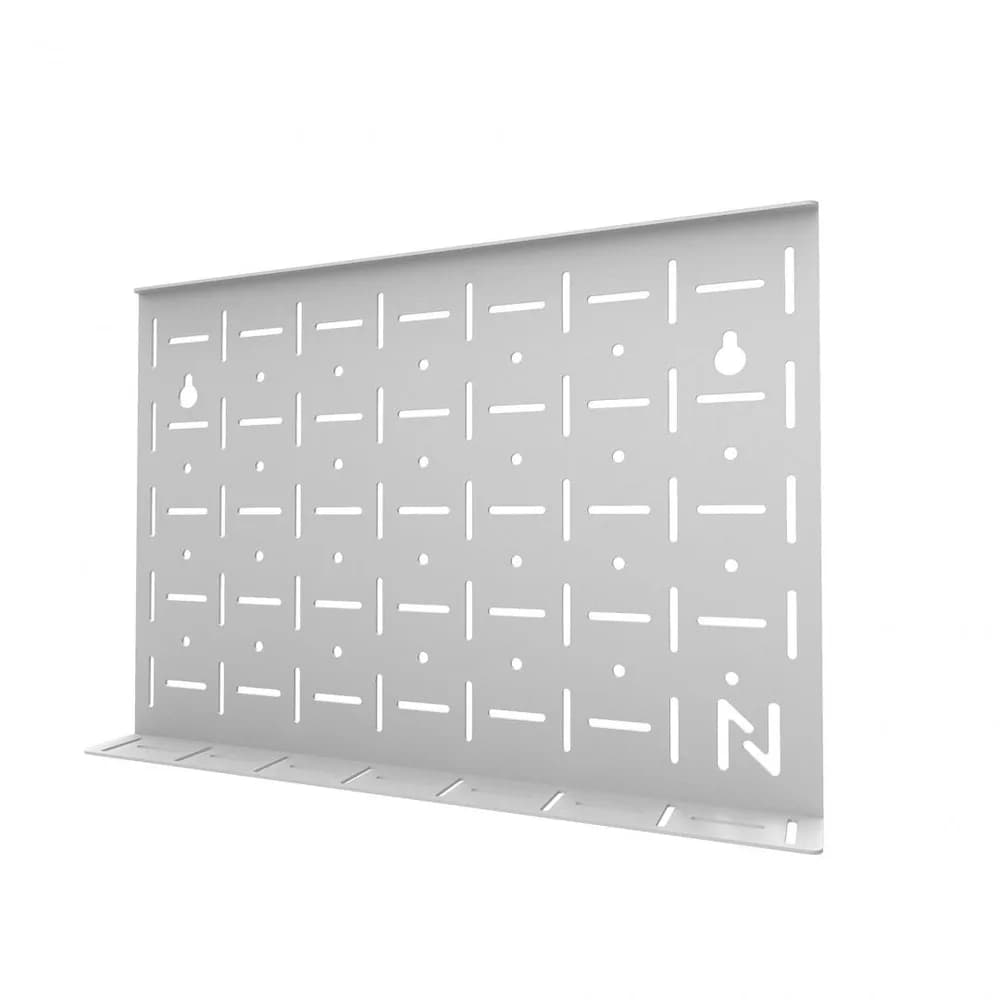 Stand mobil de podea Neomounts 55"-86" 76kg VESA 100x100 - 900x600 alb — miniatură