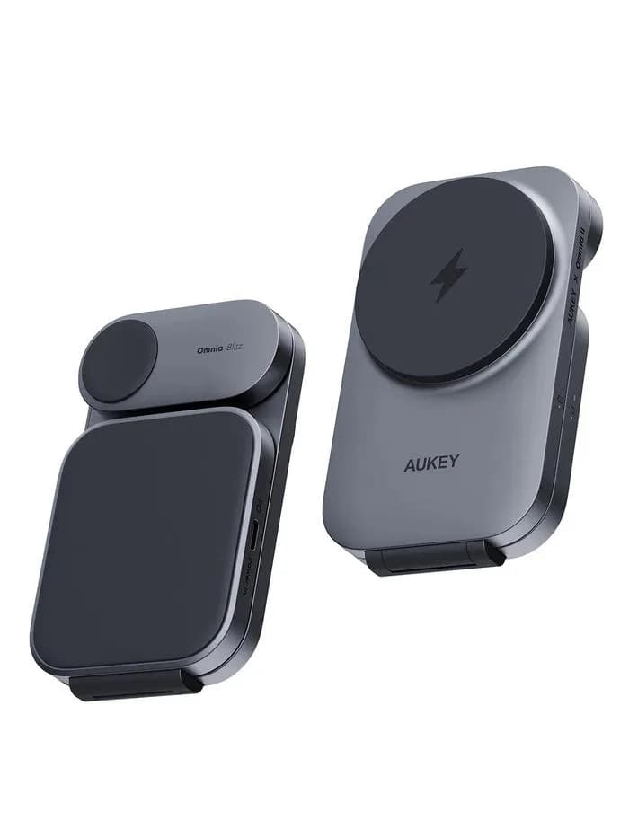 Statie de incarcare wireless Aukey, LC-MC312 (EU), 15W, fast charge, 1 x USB-C, negru, "LLTSEUN1049283" - 689323787432