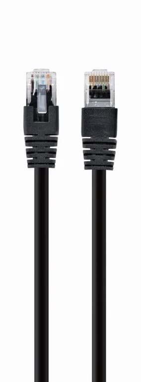 PATCH CORD UTP GEMBIRD Cat6, cupru-aluminiu, 1 m, negru, AWG26, "PP6U-1M/BK"