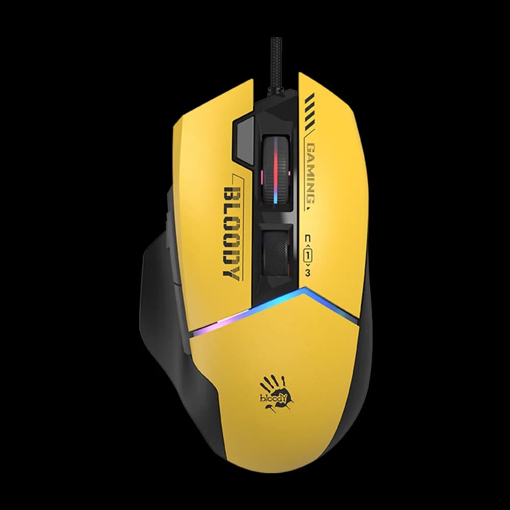 Mouse A4Tech, gaming, Bloody Extra Fire RGB, USB Sports Lime, "W95Ultra Sports Lime" 4711421 002318