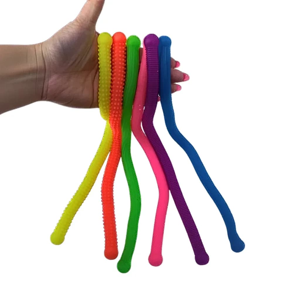 Șerpi Fidget Elastici (Set de 6) — miniatură