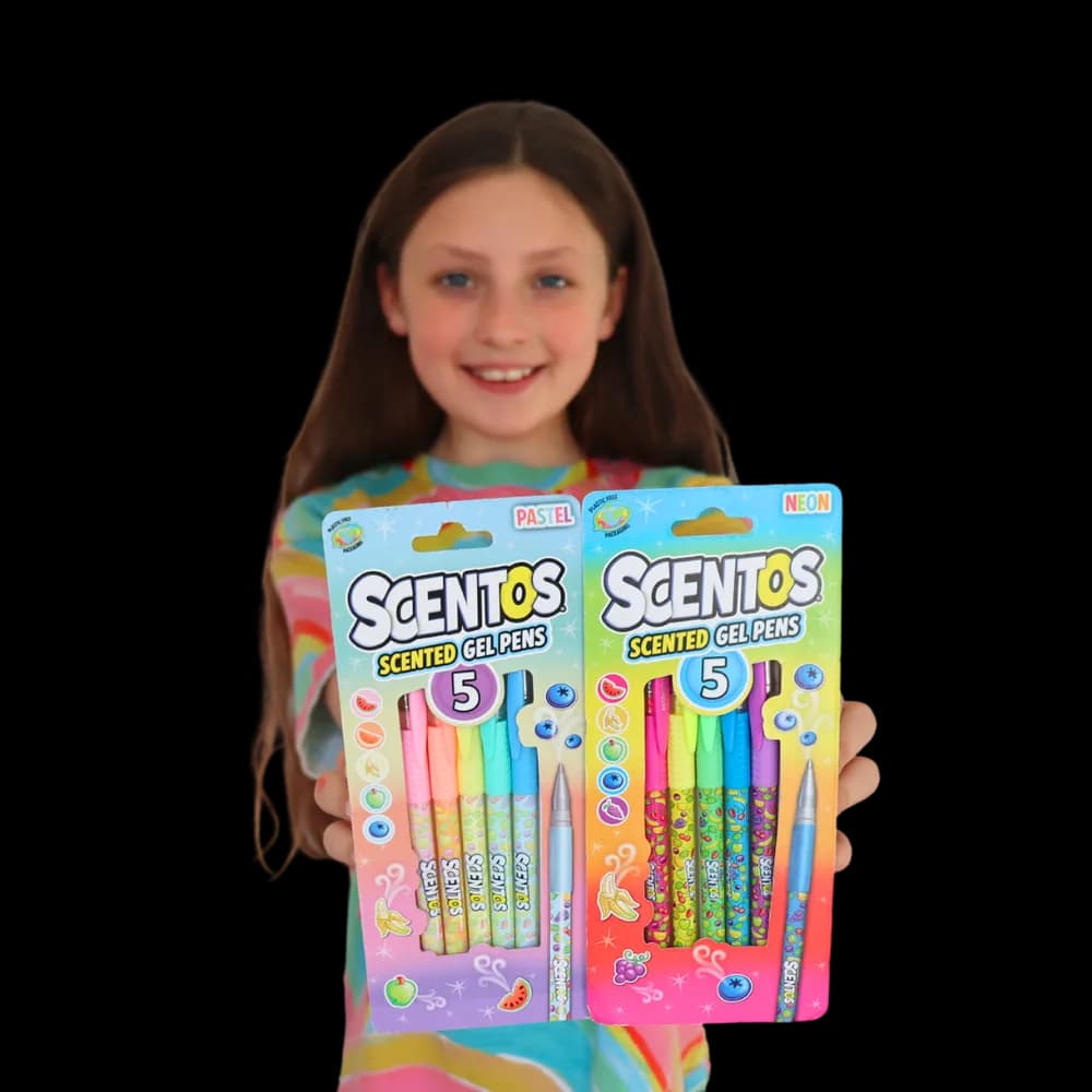 SET 5 PIXURI PARFUMATE CU.GEL, NEON/ PASTEL,SCENTOS