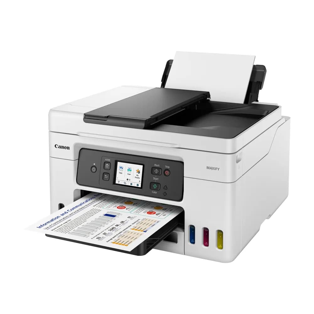 Multifunctional Inkjet CISS Color Canon GX4040, A4, Functii: Impr.|Scan.|Cop.|Cloud, Viteza de Printare Monocrom: 18ipm, Viteza de printare color: 13ipm, Conectivitate:USB|WIFI, Duplex:Da, ADF:ADF(incl.TV 11lei), 33000pag max /luna "5779C009AA" — miniatură