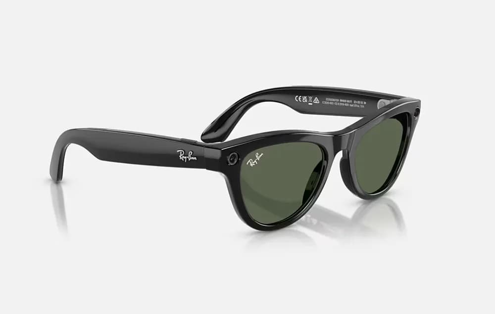 Ray-Ban Meta Skyler AI Glasses Black/Green G15 — miniatură
