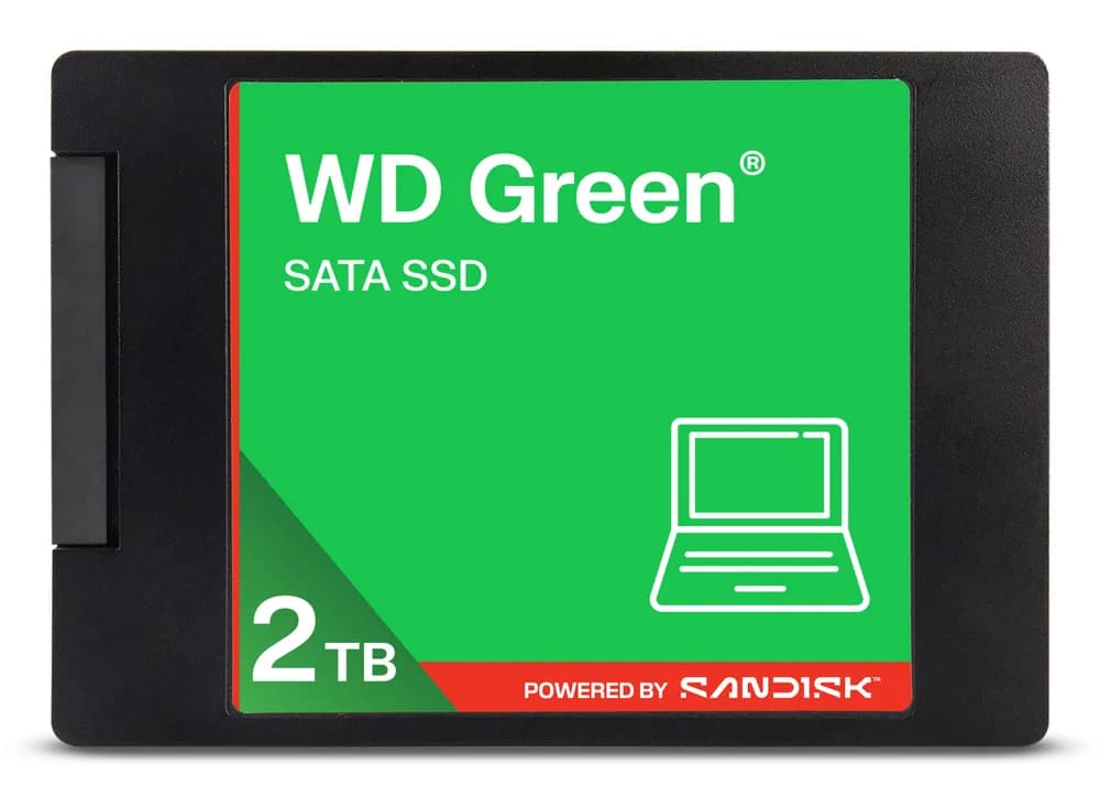 SSD WD Green 2TB SATA, 2.5", 7mm, Read: 545 MBps "WDS200T5G0A-00CPT0"
