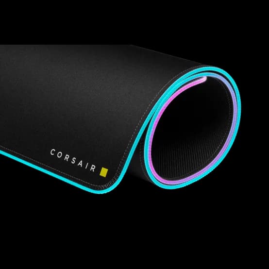 Mousepad Gaming Corsair MM700 RGB Extended, CLOTH BLACK — miniatură