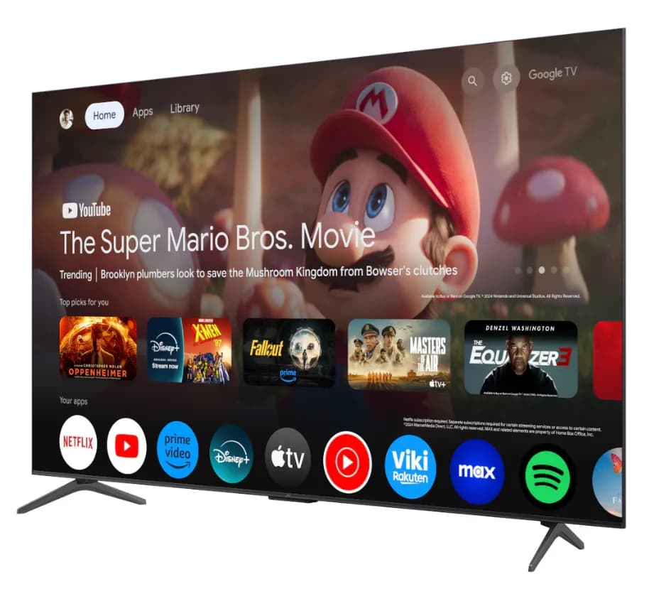 Televizor TCL QD-MiniLED 50Q6C, 126 cm, Smart Google TV, 4K Ultra HD, 144Hz, Onkyo — miniatură