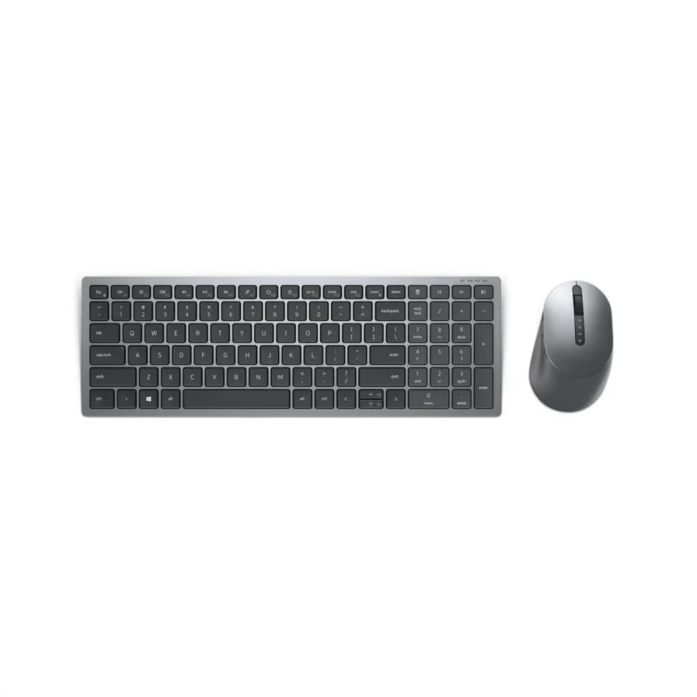 TASTATURA si Mouse DELL, "KM7120W", wireless, butoane programabile taste format standard (104-108 taste), mouse gri, 7/1 butoane, 101, "580-AIWM"