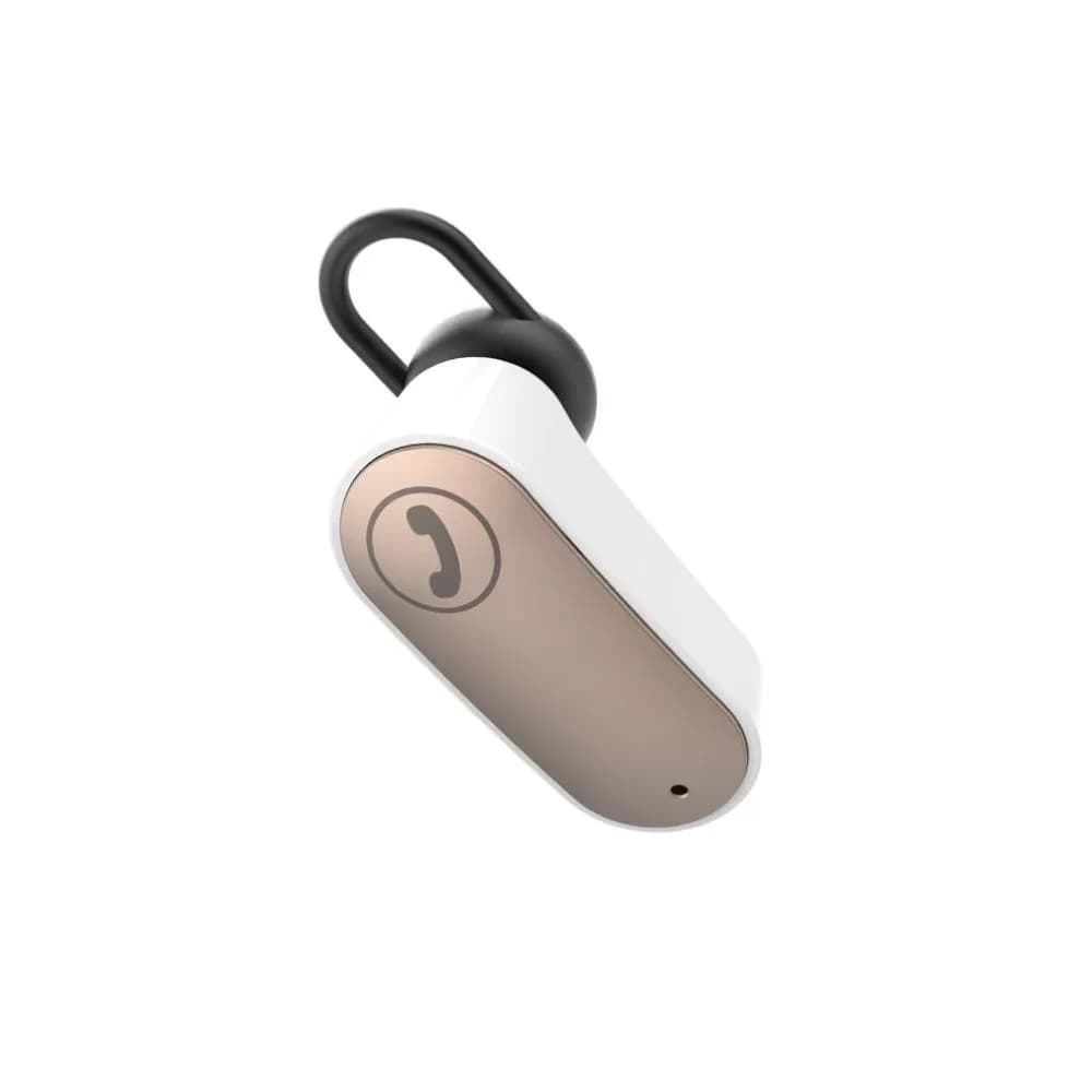 Modulator auto FM Spacer cu casca Bluetooth 5.0, earphone 30mAh, 12V-24V,alb — miniatură