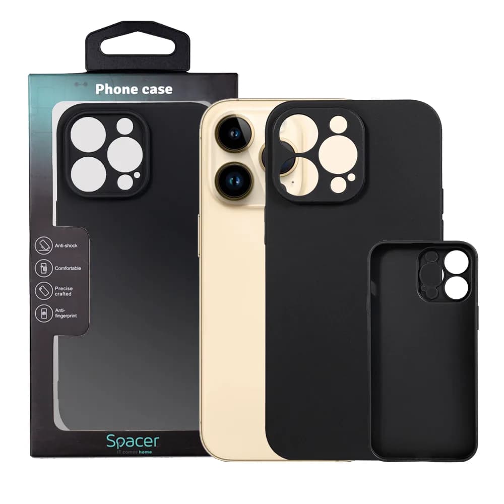 Husa Iphone 14 Pro Max, grosime 1.5mm, material flexibil TPU, negru "SPPC-AP-IP14PM-TPU"