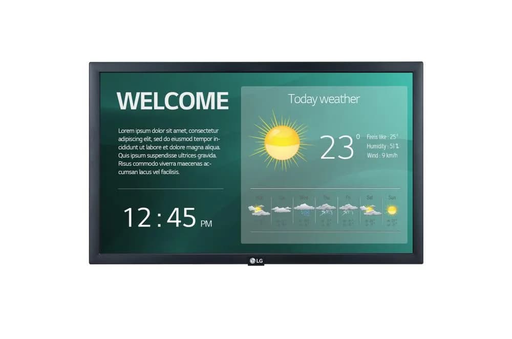 MONITOARE LG - signage DISPLAY LCD 22" "22SM3G-B"