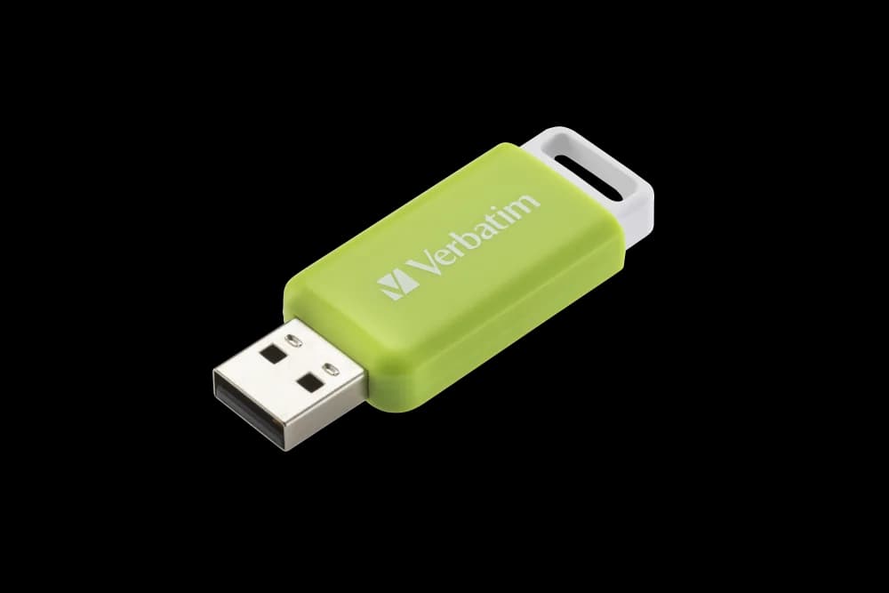 MEMORIE USB VERBATIM DATABAR 32GB USB 2.0 VERDE "49454" — miniatură